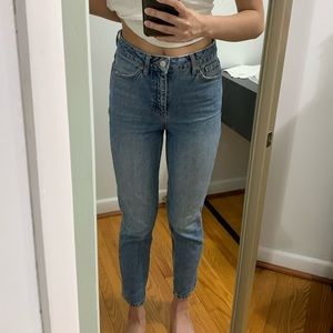 Topshop mom jeans